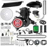 IMAYCC 80cc Bicycle Engine Kit Bike Motor Kit with Wired Digital Computer 2-Stroke Motorized Bicycle Kit Fit for 26-28" Bikes Black