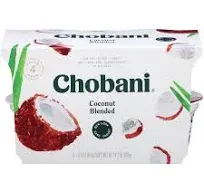 Chobani Greek Yogurt Coconut Blended