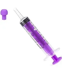 Jiayoushot 30pcs 5ml Plastic Syringe with Cap