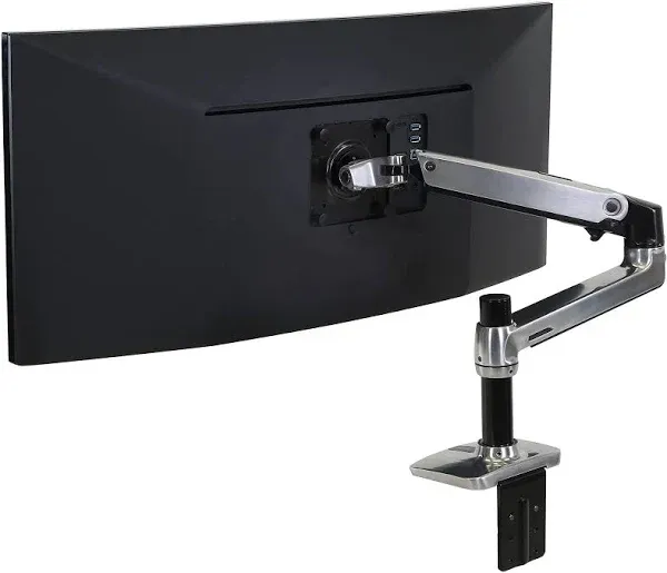 Ergotron LX Desk Monitor Arm (Matte Black)