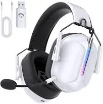 Gvyugke 2.4GHz Wireless Gaming Headset for PS5/4 PC Switch Mac