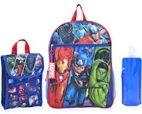 Marvel Spiderman Little Boys 16 inch Backpack 6 Piece Set