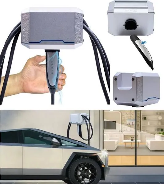 Thor Hammer EV Mobile Charging Cable Premium Organizer |Made of Aluminum|Cable Wall Mount Holder| Fits All Tesla Model S|3|X|Y and All EVs