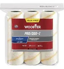 Wooster Genuine 9&#034; Pro/Doo-Z 1/2&#034; Nap Roller Cover 2-Pack, RR643-9-2PK