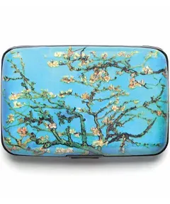 Armored Wallet, Van Gogh Almond Blossom, Blue