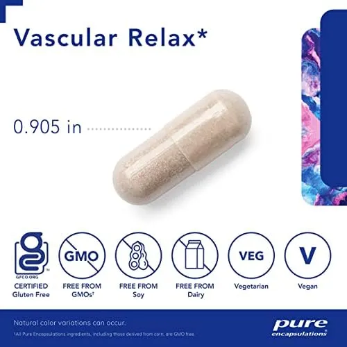 Pure Encapsulation Vascular Relax 120 Caps