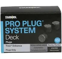 Starborn Industries Pro Plugs for Trex Enhance Decking - 375 Count - Clam Shell