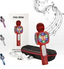 Nevlers Mockins Red Bling Karaoke Microphone