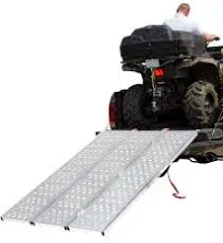 Pit Posse PP2754 1200 lbs Folding ATV Ramp, 6 ft. x 44 in.