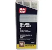 Grip-Rite 2&#034; 18ga Straight ElectroGalvani<wbr/>zed Finish Nails ***1,000ct***