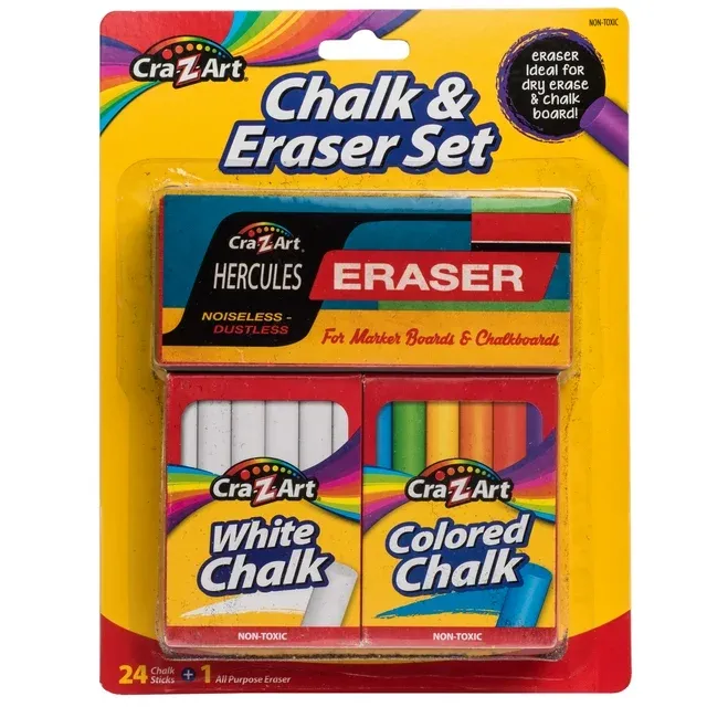 Cra-Z-Art Chalk and Eraser Set