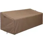 Finnhomy Outdoor Patio Bench Sofa Seat Cover Waterproof Couch Chair Cover Durable Heavy Duty Outdoor Furniture Bench Cover, 78”x 35" x 24"-32"