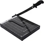 ISDIR Paper Cutter Guillotine, 12 Inch Paper Cutting Board, 12 Sheets Capacit...