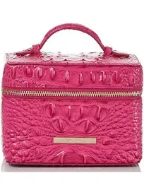 Brahmin Small Charmaine Croc Embossed Leather Train Case