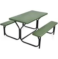 Costway Outdoor Picnic Table Bench Set