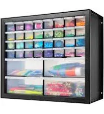 36 Drawer Plastic Parts Storage Hardware and Craft Cabinet Tool Organizer Box US