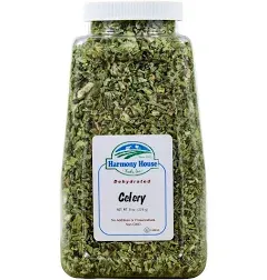 Harmony House Dehydrated Celery, Crosscut – Dried Vegetables For Cooking, Camping, Emergency Supply and More (1.5 oz, Zip Pouch)