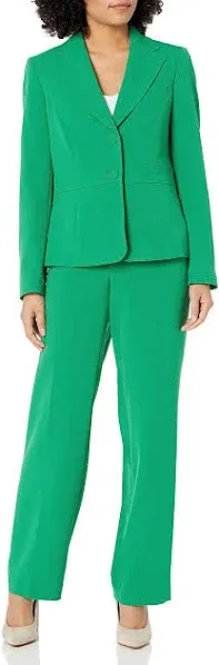 Le Suit Women's 2PC Notch Collar Pant Suit