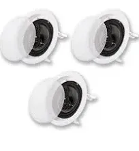 Acoustic Audio CS-IC83 in Ceiling 8" Home Theater 3 Speaker Set 3 Way 1050 Watt CS-IC83-3S