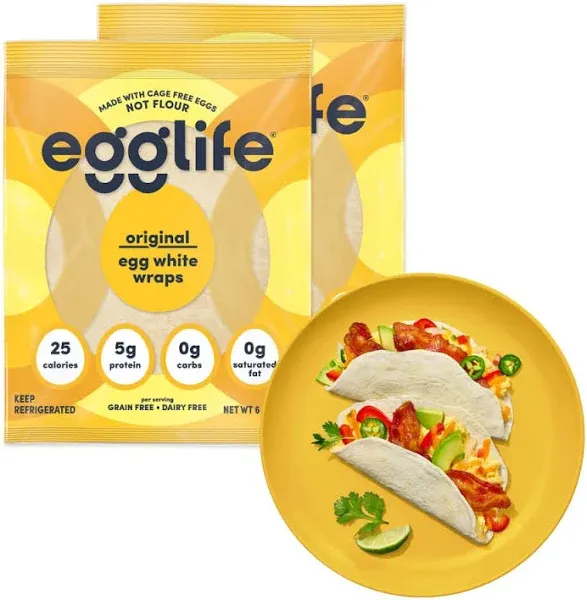 Egglife Southwest Style Egg White Wraps (6 oz)