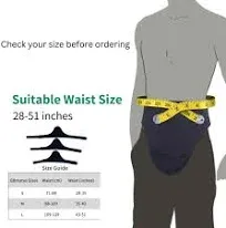 Colostomy Belt- Comfortable Ostomy Belt, Ostomy Bag Covers, Colostomy Bag Covers for Men and Women - Slip on Ostomy Support Belt-Ostomy Wrap (Large)