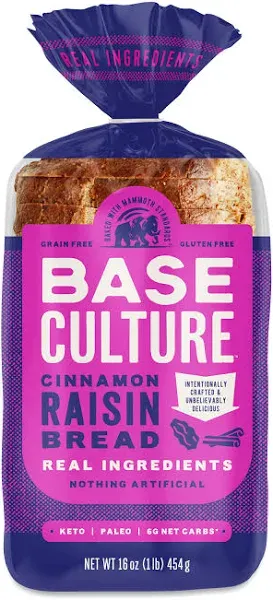 Base Culture Bread Cinnamon Raisin