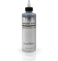 Chefmaster Metallic Silver Airbrush Cake Food Coloring