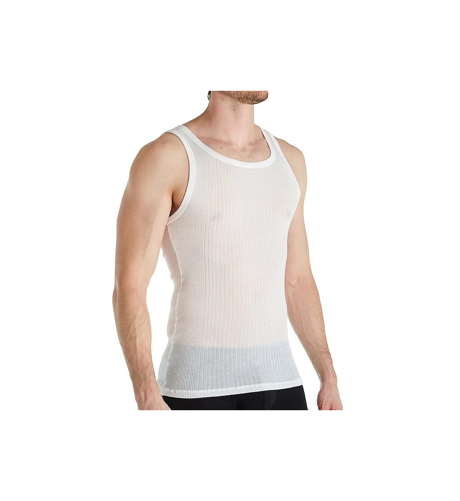 Zimmerli Men's Richelieu Tank S White