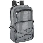 Trailmaker Sheer Mesh Backpack (18") Deluxe with Bungee Cord & Adjustable Padded Back Straps