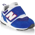 New Balance Kids' 574 New-B Hook & Loop - Blue/White/Red (Size 4)