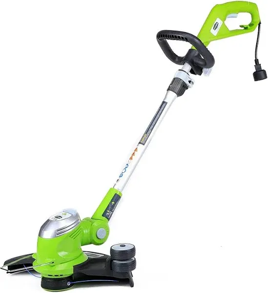 used Greenworks 5.5 Amp 15 inch Corded Electric String Trimmer 21272