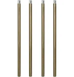 Haligate Polished Brass M10 Threaded Extension Rod for Pendant Light