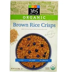 365 by Whole Foods Market, Organic Brown Rice Crisps Cereal, 12 Ounce