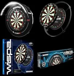 Winmau Wispa Sound Reduction System and Dartboard Light