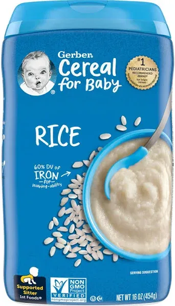 Baby Cereal 1St Foods, Rice, 8 Ounce (Pack of 6)