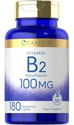 Carlyle Riboflavin 400mg 180 Tablets