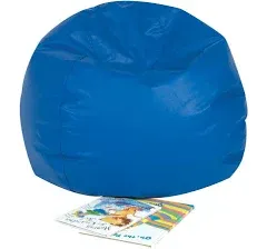 Children's Factory Go2 Round 26 Inch Bean Bag Classroom Furniture for Kids, Blue - Bed Bath & Beyond - 38083887