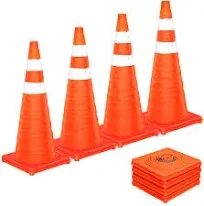 4 Pack Collapsible Traffic Cones