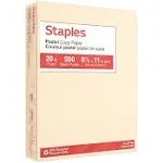 Staples Pastel Colored Copy Paper, 8.5" X 11" (500 ct)