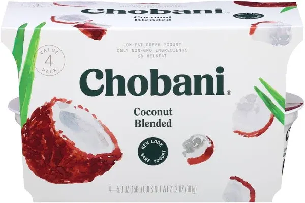 Chobani Greek Yogurt Coconut Blended 5.3 oz