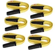 Xstrap Standard 6pk 8ft Lift Sling Web Strap Wear Guard End