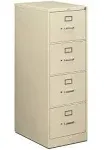 HON 514CPL 510 Series Four-Drawer Full-Suspension File, Legal, 52h x25d, Putty