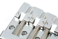 Genuine Fender Block Logo HiMass™ Bass Bridge w/Brass Saddles 099-4408-000