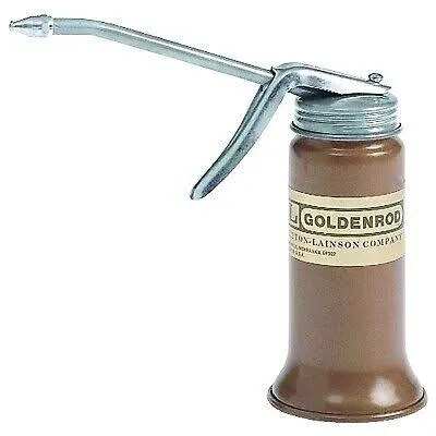 Goldenrod Pistol Pump Oiler 1/3Pt Rigid Spout