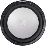 Kicker 45KMF124 12" 350w Peak/175w RMS Marine Boat Subwoofer Free Air Sub KMF12