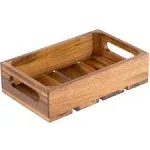 Tablecraft CRATE14 Acacia Wood Gastronorm Serving & Display Crate