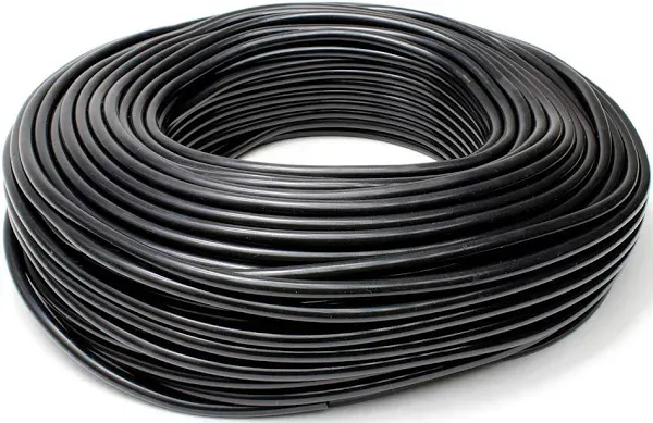 HPS HTSVH35-BLKx5 Black 5' Length High Temperature Silicone Vacuum Tubing Hose (60 psi Maxium Pressure, 3.5mm ID)