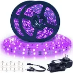 Black Light Strip 40ft/12m Flexible Uv Black Light With Led Kit 720lamp Beads 12