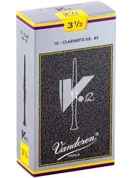 Vandoren CR1935 V12 Bb Clarinet Reeds - Strength 3.5 (Box of 10) | Reverb