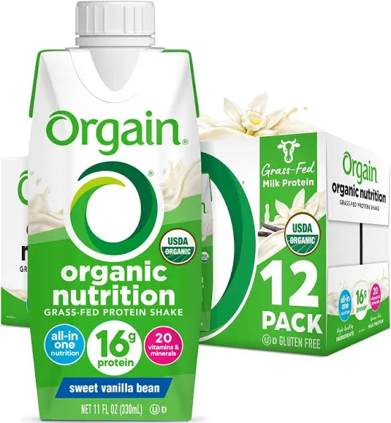 Orgain Organic Nutrition Nutritional Shake